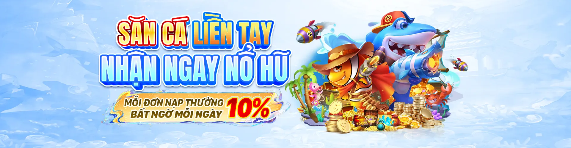 Thế giới bắn cá 23bet win với đồ họa sống động và kho báu dưới đại dương